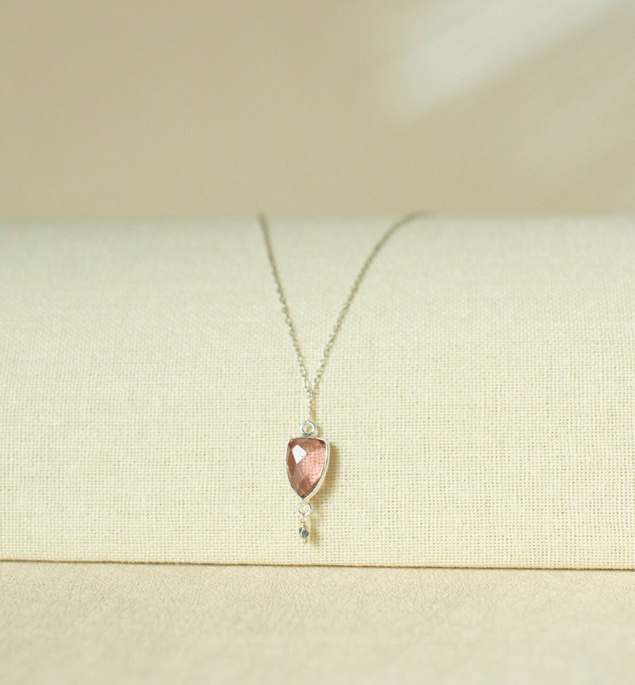 Rhodolite Garnet Gold Isla Necklace