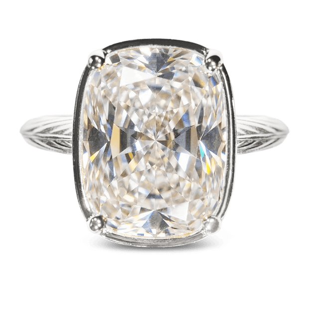 Sterling Silver Elongated Cushion Cocktail Ring 4ct & 8ct
