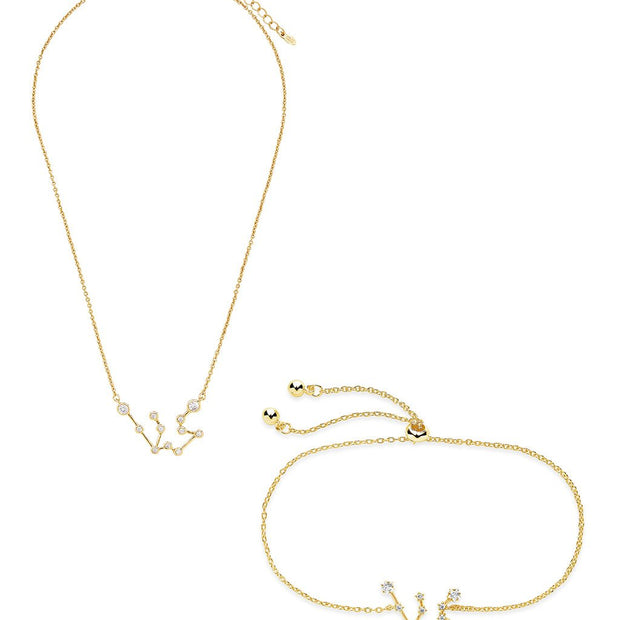 'When Stars Align' Constellation Necklace and Bracelet Set