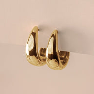 Lavina Polished Micro Hoop Earrings