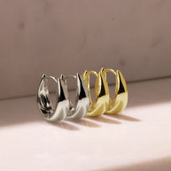 Lavina Polished Micro Hoop Earrings