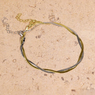 Sterling Silver Herringbone Chain Bracelet