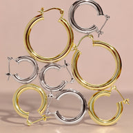 Chunky Tube Hoops