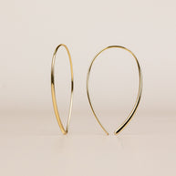 Delicate Threader Hoop Earrings