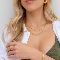 Kassidy Statement Chain Bracelet