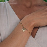 Beating Heart Charm Bracelet