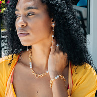 Ivanna Pearl Chain Bracelet