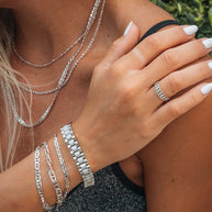 Anchor Chain Bracelet Set