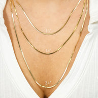 Sterling Silver Herringbone Chain