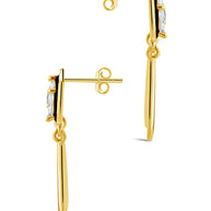 Nyx CZ & Enamel Dangle Earrings
