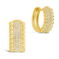Ellerie CZ Micro Hoop Earrings