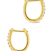 Ellerie CZ Micro Hoop Earrings