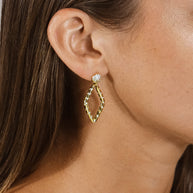 Gisele CZ Drop Earrings