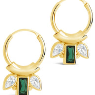 Helena CZ Hoop Earrings
