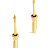 Helena CZ Hoop Earrings