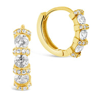 Iskra CZ Micro Hoop Earrings