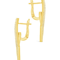Amina CZ Statement Drop Earrings