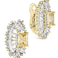Nina Elongated CZ Stud Earrings