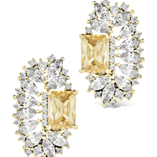Nina Elongated CZ Stud Earrings