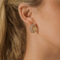 Nina Elongated CZ Stud Earrings
