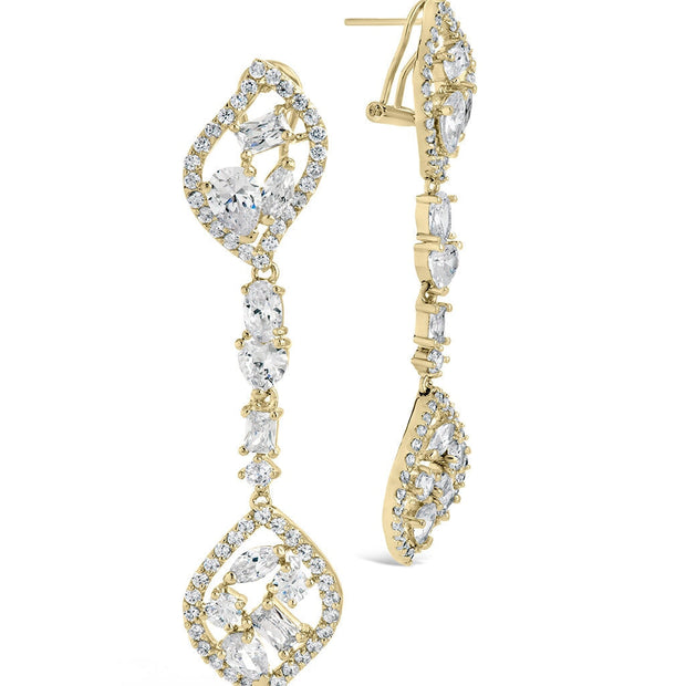 Mariah CZ Drop Earrings