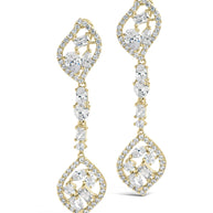 Mariah CZ Drop Earrings