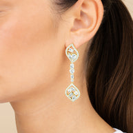 Mariah CZ Drop Earrings