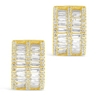 Serena CZ Hoop Earrings
