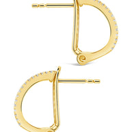 Serena CZ Hoop Earrings