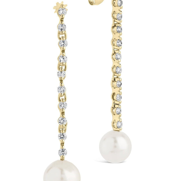 Blake Pearl Drop Stud Earrings