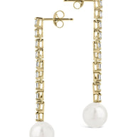 Blake Pearl Drop Stud Earrings