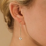 Blake Pearl Drop Stud Earrings