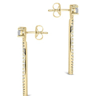 Cindy CZ Circle Stud Earrings