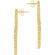 Olivia CZ Oval Stud Earrings