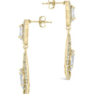 Cheyenne CZ Drop Stud Earrings