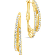 Kyle CZ Hoop Earrings