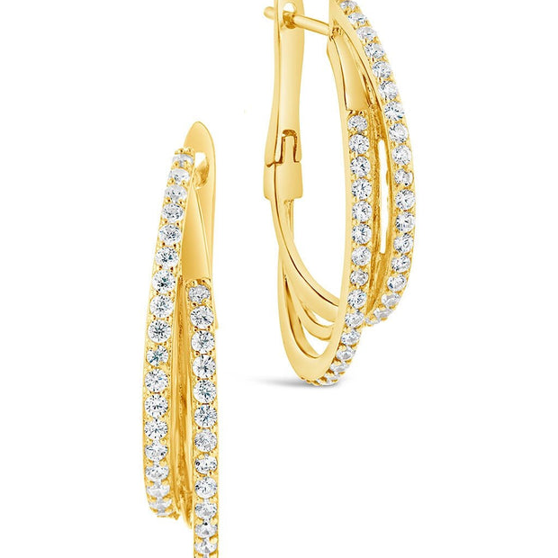 Kyle CZ Hoop Earrings