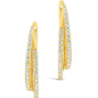 Kyle CZ Hoop Earrings