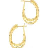 Kyle CZ Hoop Earrings