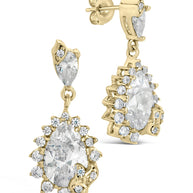 Sienna CZ Statement Stud Earrings