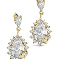 Sienna CZ Statement Stud Earrings