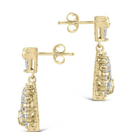 Sienna CZ Statement Stud Earrings