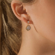 Sienna CZ Statement Stud Earrings
