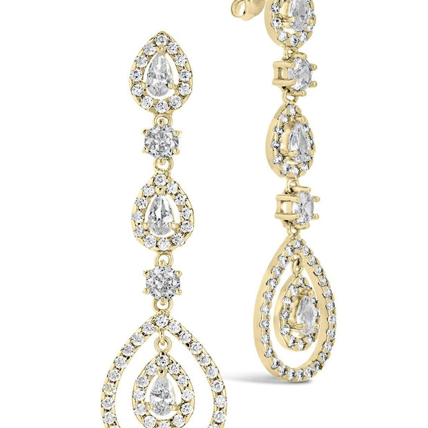 Meryl CZ Drop Earrings