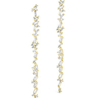 Connie CZ Drop Stud Earrings