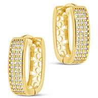 Renee CZ Huggie Hoop Earrings