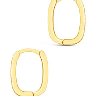 Renee CZ Huggie Hoop Earrings
