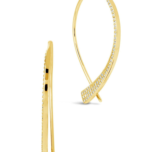 Carlotta CZ Threader Earrings