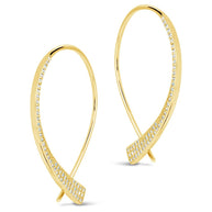 Carlotta CZ Threader Earrings