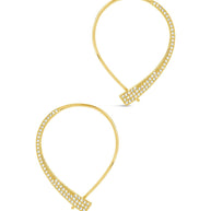 Carlotta CZ Threader Earrings